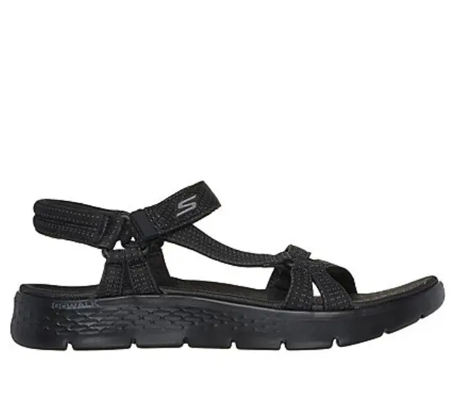 Skechers Γυναικεία Σανδάλια σε Μαύρο Χρώμα - 40 2