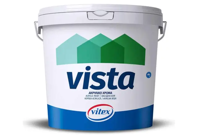 VITEX VISTA ΑΚΡΥΛΙΚΟ ΛΕΥΚΟ - 3LT