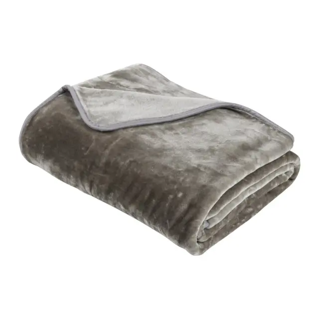 Παιδική Κουβέρτα Βελουτέ Μονή Das Kids 0290 Grey 160x220 3