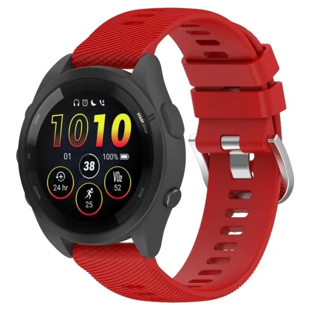 Λουράκι Stripes Design για Smartwatch 22mm- Red