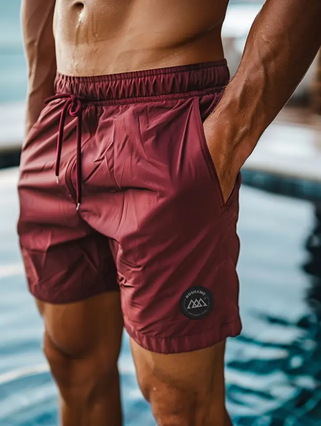 Μαγιό Noshame® Μπορντό Glossy - 682027 - XXL