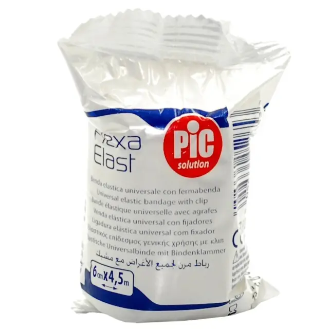Pic Solution Flexa Elast Ελαστικός Επίδεσμος Στήριξης Λευκός 6cm x 4,5m