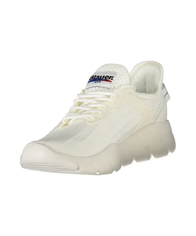 Blauer - Ανδρικά Sneakers S5HULETT01KNI-WHI Λευκό 3