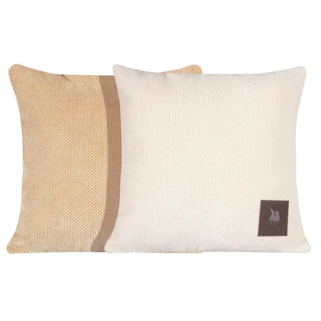 Διακοσμητικό Μαξιλάρι 42Χ42 Premium Greenwich Polo Club 3923 Beige 100% Microchenille 2
