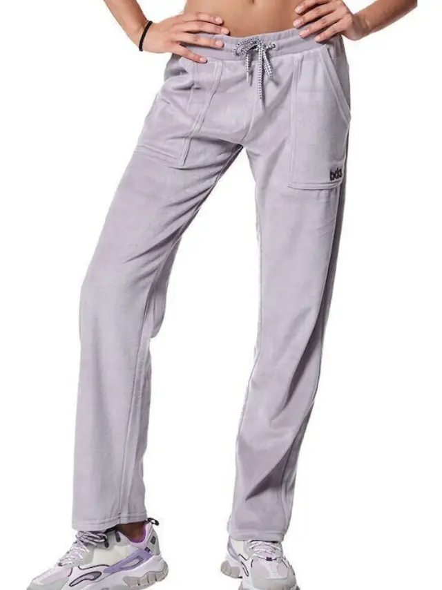 Body Action Γυναικείο Παντελόνι Φόρμας 021436-LILAC GREY - L