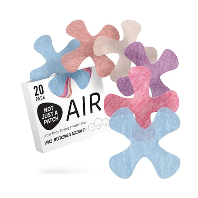 Not Just a Patch X-Mini Air Αδιάβροχα Αυτοκόλλητα για Αισθητήρα Freestyle Libre 2 Plus, Dexcom G7, Dexcom ONE+, Medtronic Guardian, Sibionics, Syai Ultra & Medtrum TouchCare Nano 20τμχ – Διάφορα Χρώματα