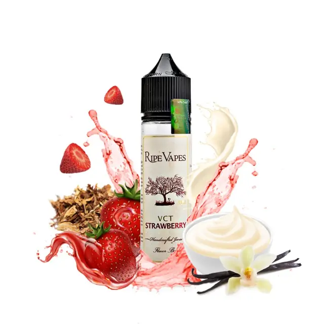 VCT Strawberry 20ml (60ml) - Ripe Vapes