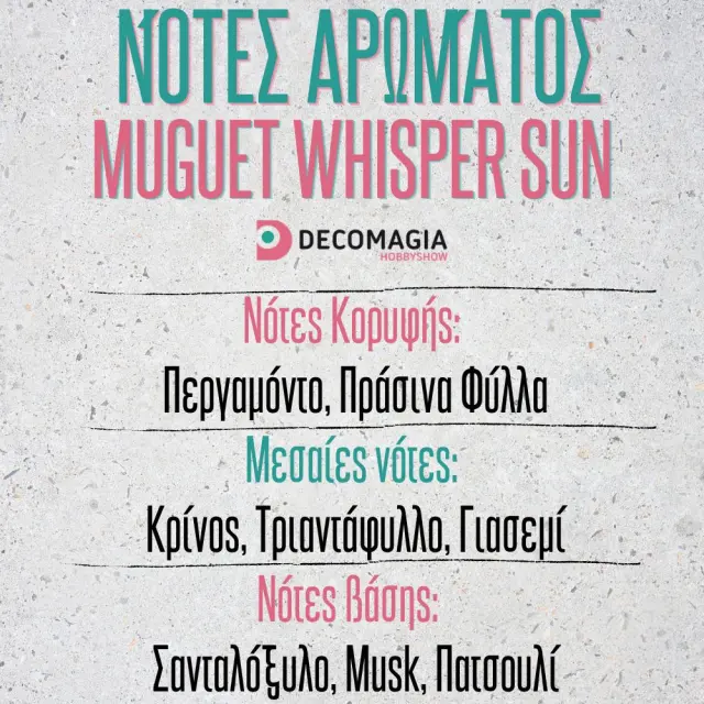 Άρωμα για κερί και σαπούνι 50ml, Muguet Whisper Sun 2