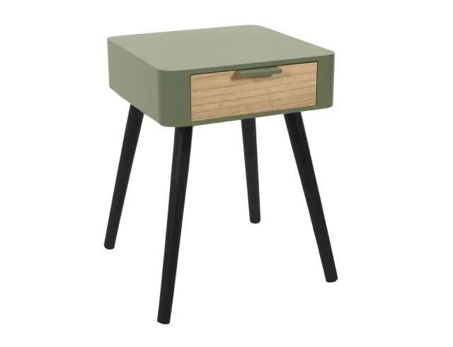 Κομοδίνο Home Deco Factory με διαστάσεις 35x40x48cm - Khaki Green HD7338 3