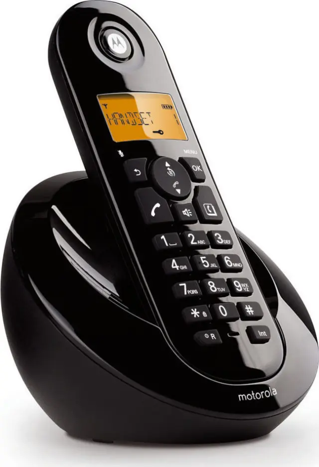 Motorola C601 Ασύρματο Τηλέφωνο με Ελληνικό Μενού Μαύρο 2