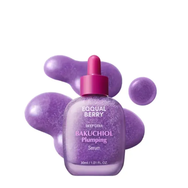 Eqqualberry Bakuchiol Plumping Αντιγηραντικό Serum Προσώπου με Bakuchiol & Ρετινόλη για Σύσφιξη 30ml
