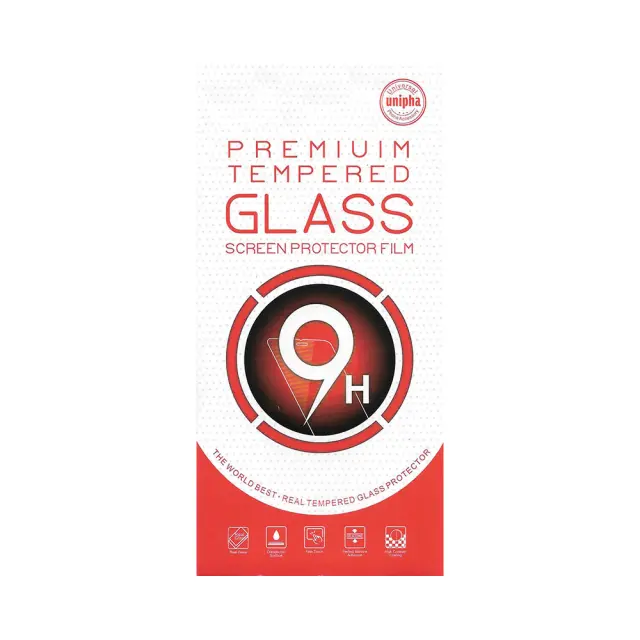 Προστατευτικό Τζάμι Οθόνης Unipha Tempered Glass 0.4mm Round Edge Για Apple iPhone 13 / 13 Pro / 14