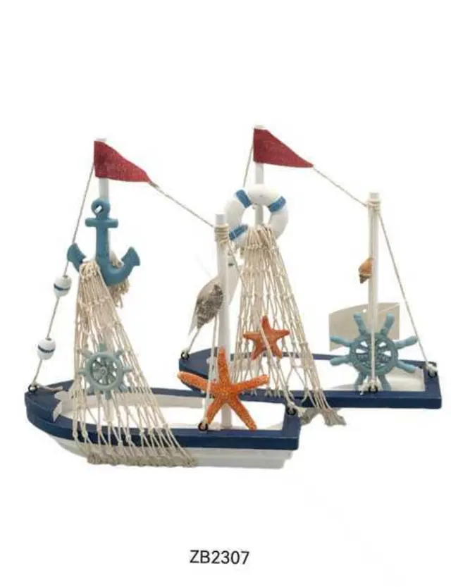 Σετ διακοσμητικά Souvenir - Καραβάκι - 2 τεμάχια - ZB2307 - 921201