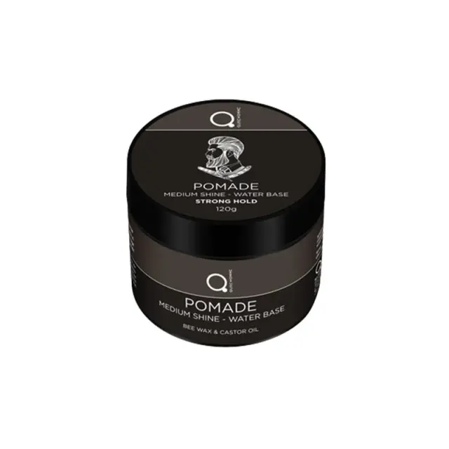 Qure Homme eau de parfum Peppermint Vanilla 50ml + Pomade Medium Shine Strong Hold 120g (Set) & Δώρο Τσαντάκι Νεσεσέρ Μαύρο 3