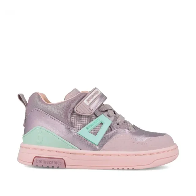 Παιδικά Παπούτσια για Κορίτσια Biomecanics Pink Ankle Boots (Μεγέθη 25-32) ΡΟΖ
