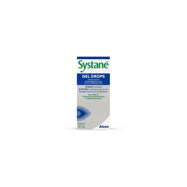 Alcon Systane Gel Drops Οφθαλμικές Σταγόνες για Ξηροφθαλμία 10ml
