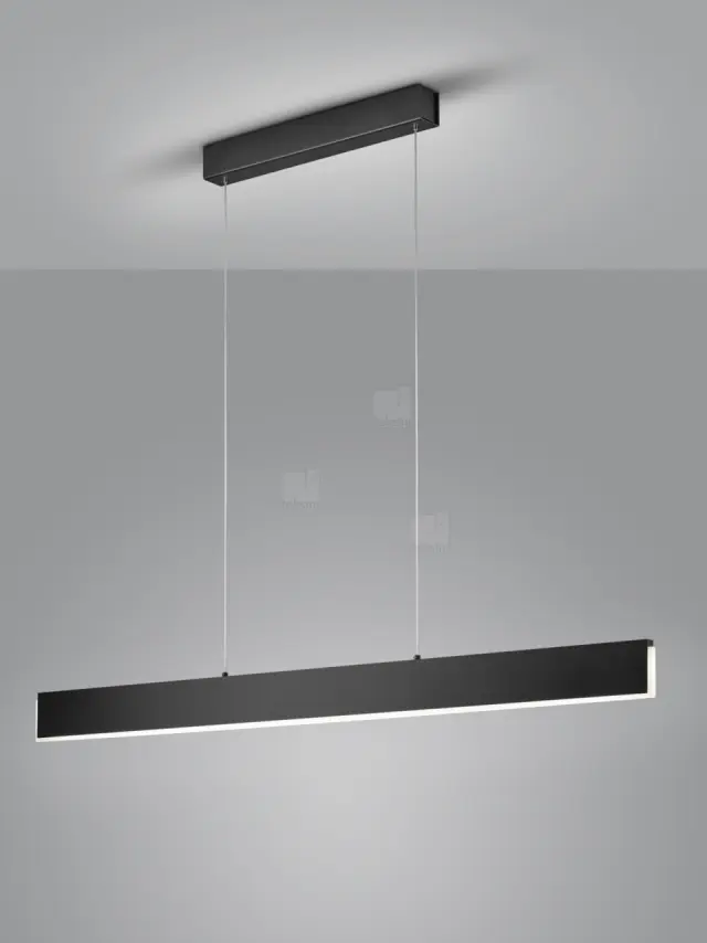 NEX Κρεμαστό Φωτιστικό LED 2700K Μαύρο Ματ με Ρυθμιζόμενο Ύψος