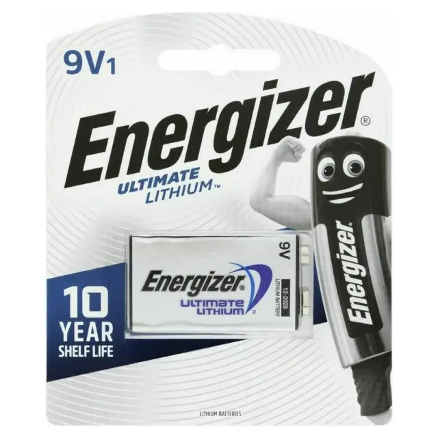 Energizer Lithium battery LA522 Ultimate Lithium LA522/9V 6F22 (ENE8440) ENEGIZER