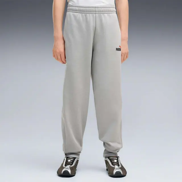 Puma Boy's Essentials 2 Color No1 Logo Fleece Sweatpants Γκρι Ανοιχτό 685824-63 (Puma)