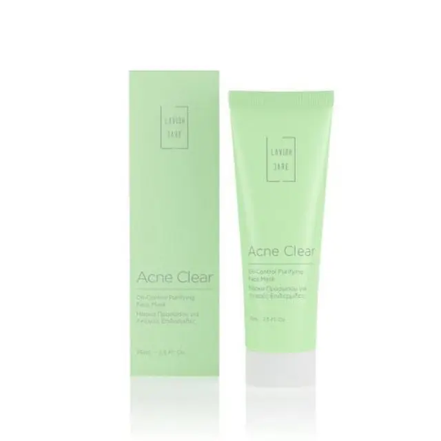 Lavish Care Acne Clear Oil-Control Purifying Face Mask Μάσκα Προσώπου για Λιπαρές Επιδερμίδες, 75ml