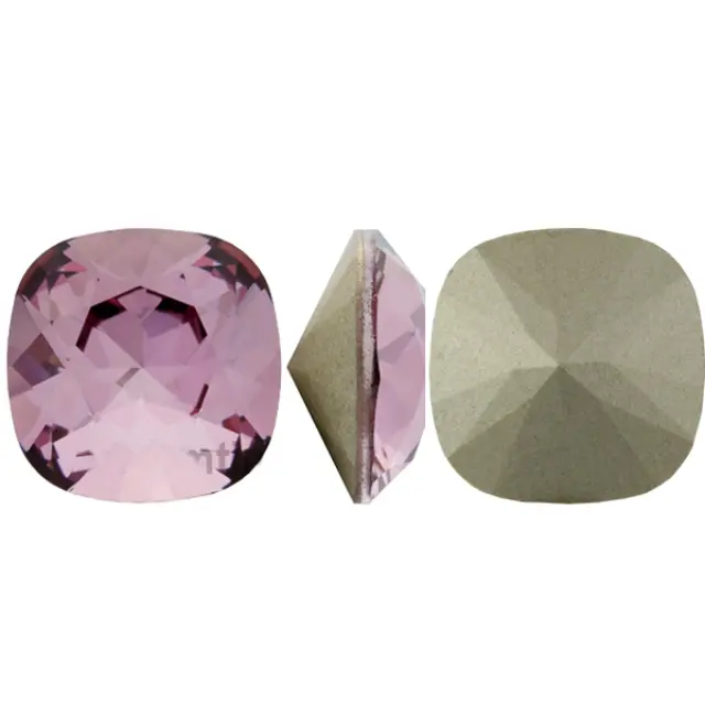 Swarovski 4470 Cushion Square Crystal Antique Pink 10mm - 1τεμ
