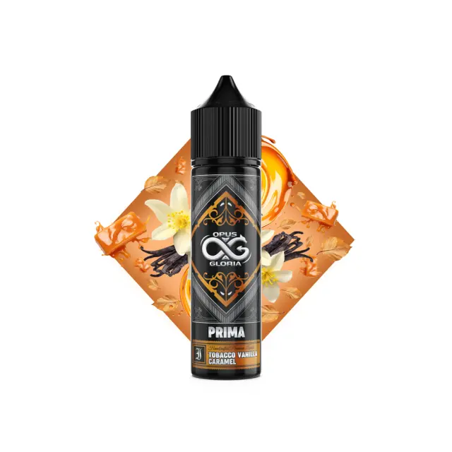 Prima Tobacco Vanilla Caramel 20ml (60ml) - Opus Gloria Flavorshots