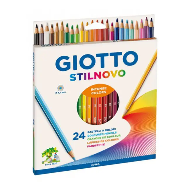 Giotto Ξυλομπογιές Stilnovo 24 χρώματα (F256600)