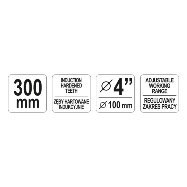 Yato Σωληνοκάβουρας Αλυσίδας 100mm YT-22260 3