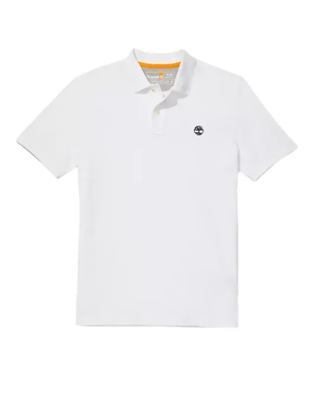 TIMBERLAND BASIC POLO ΜΠΛΟΥΖΑ ΑΝΔΡΙΚΗ - 100 WHITE