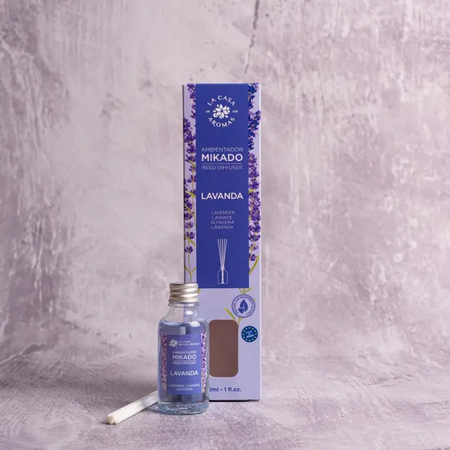 La Casa de los Aromas Αρωματικό χώρου με sticks λεβάντα (σε κουτί ) 30ml