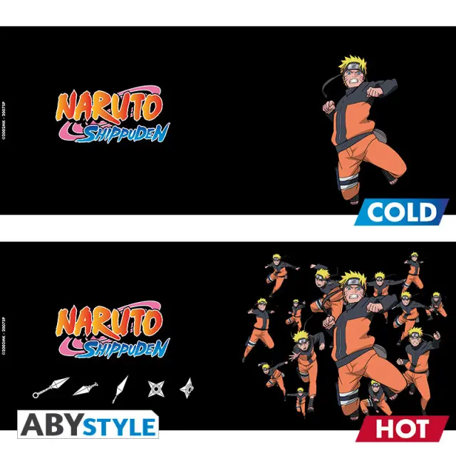 NARUTO SHIPPUDEN - Mug HeatChange - 460 ml -Multicloning 3