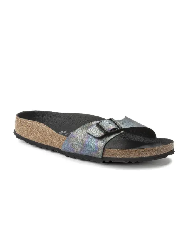 Birkenstock Πέδιλα Γυναικείο Microfiber Μαύρο BIR/MADRID VEGAN 1021353 BLACK - 42 2