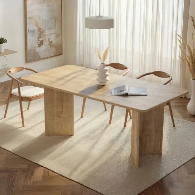 Τραπέζι Linza Megapap χρώμα honey oak 180x90x75εκ.