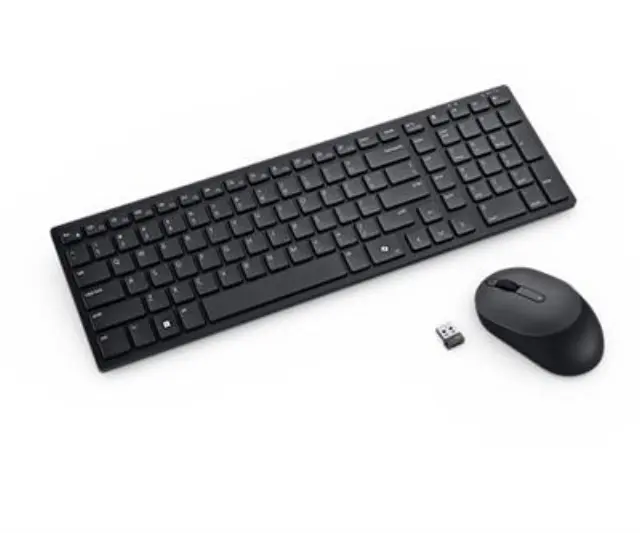 Dell WRL Silent Keyboard Mouse KM555 GR