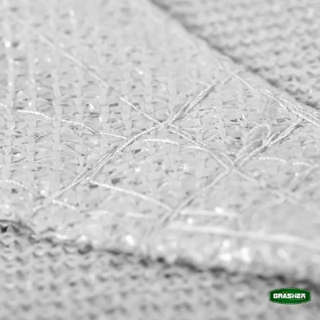 Grasher Ε220 Πανί σκίασης τρίγωνο με κρίκους 180gr/m² 5x5x5m Γκρί / 103612 2