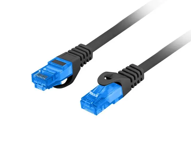 LANBERG PATCHCORD S-FTP CAT.6A 3M BLACK LSZH