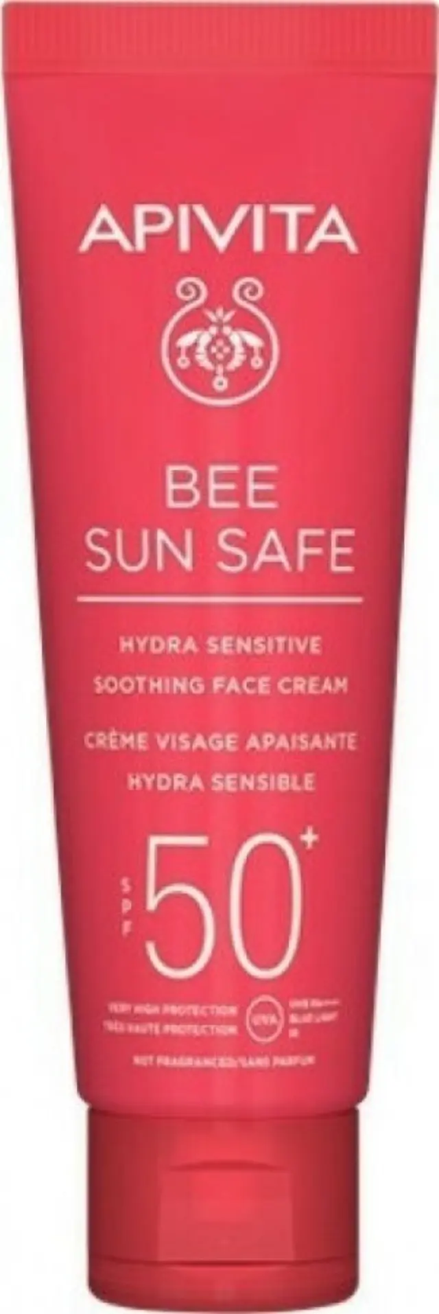 Bee Sun Safe Καταπραϋντική Αντηλιακή Κρέμα Προσώπου Για Ευαίσθητες Επιδερμίδες SPF50 50ml