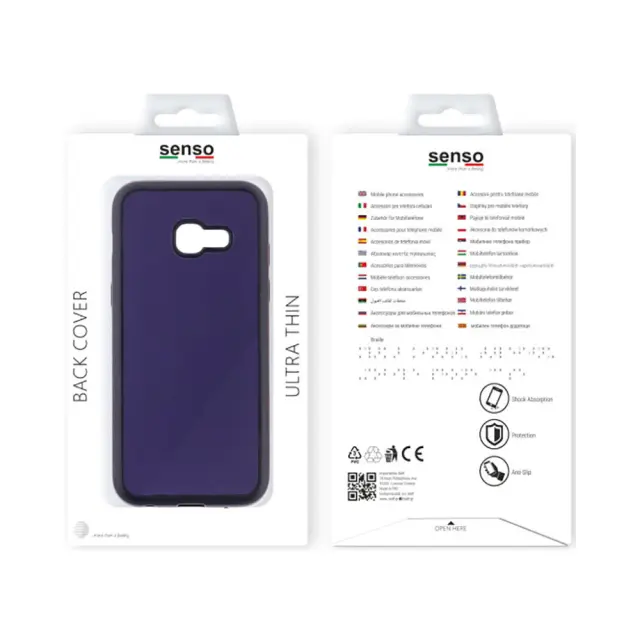 Θήκη Σιλικόνης Senso Chameleon TPU Case Για Samsung Galalxy A3 2017 Μωβ 2