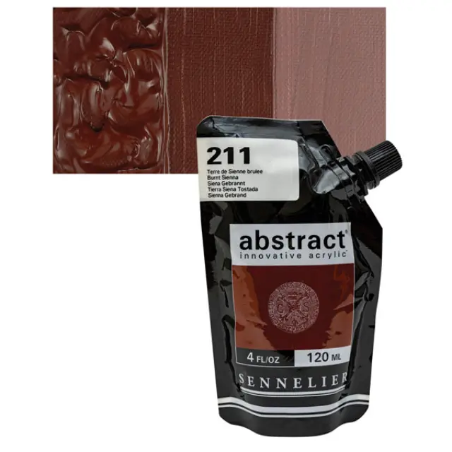Ακρυλικό Sennelier Abstract 211 Burnt Sienna - 120ml