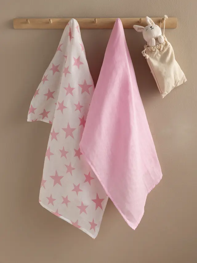Σετ πάνες αγκαλιάς 75x75 New Baby NB0143 Girl Palamaiki