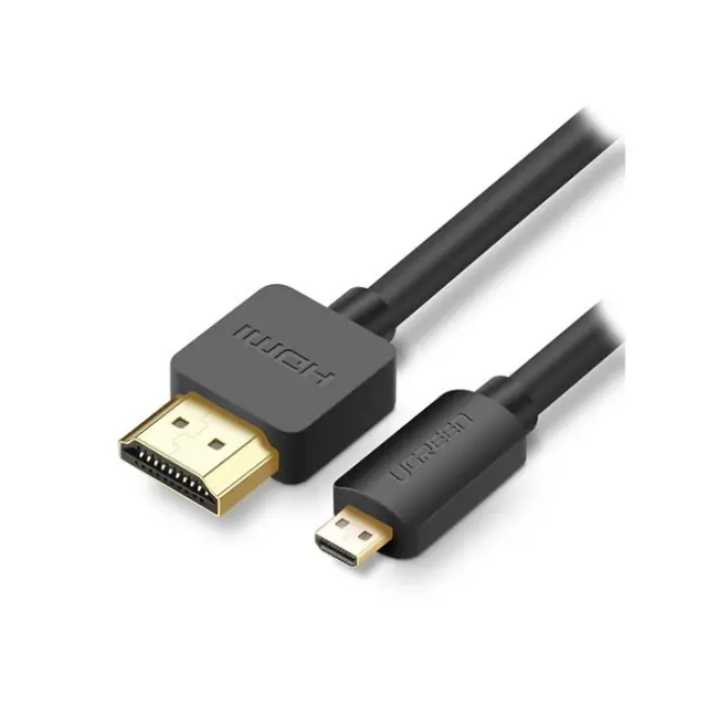 Ugreen HD127 Micro HDMI to HDMI 2.0 4K 60Hz Cable 1m Black