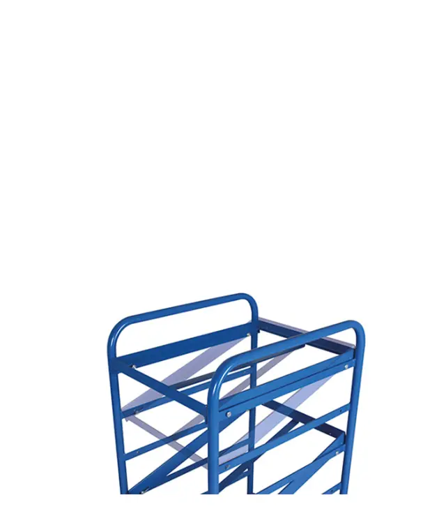 Variofit sw-610.301 Τρόλεϊ Μεταφοράς 5 Επιπέδων με Επικλινή Ράφια για Φορτίο Βάρους ως 500kg 2