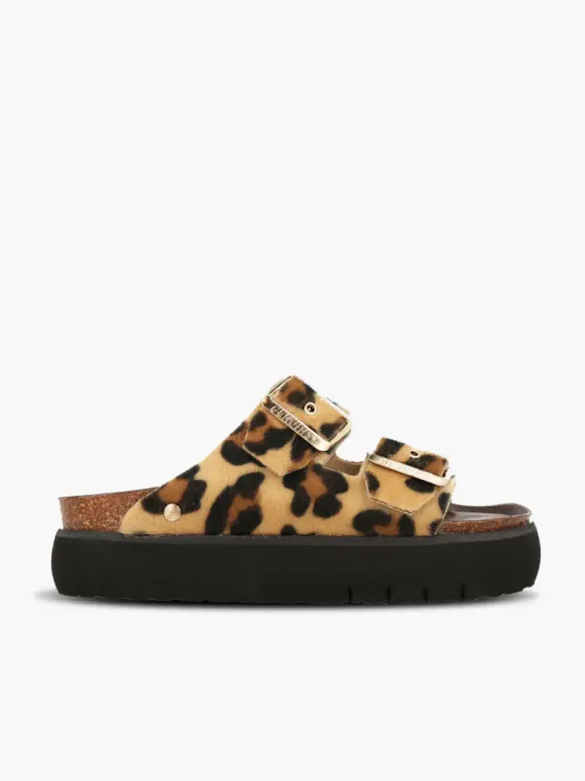 Genuins Πέδιλα Γυναικείο Vegan Peta Prints GEN/HONOLULU PLATFORM G106336 LEOPARD 3
