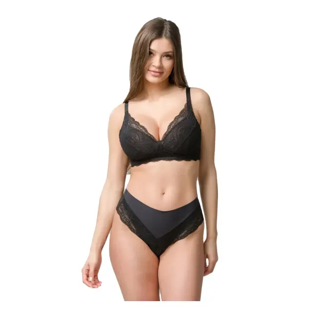 Luna Γυναικείο Σουτιέν Χωρίς Μπανέλα Perfect Fit, Χρώμα Μαύρο 3