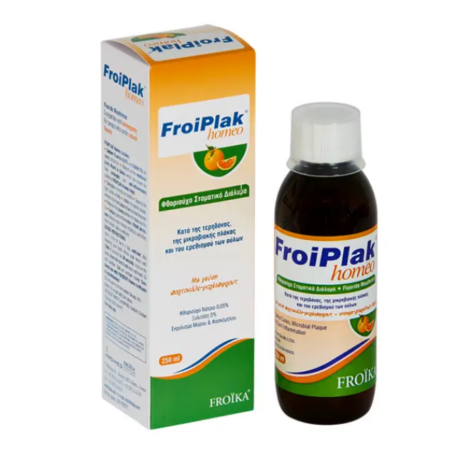 Froika Froiplak Homeo Στοματικό Διάλυμα Πορτοκάλι-Γκρέιπφρουτ 250ml