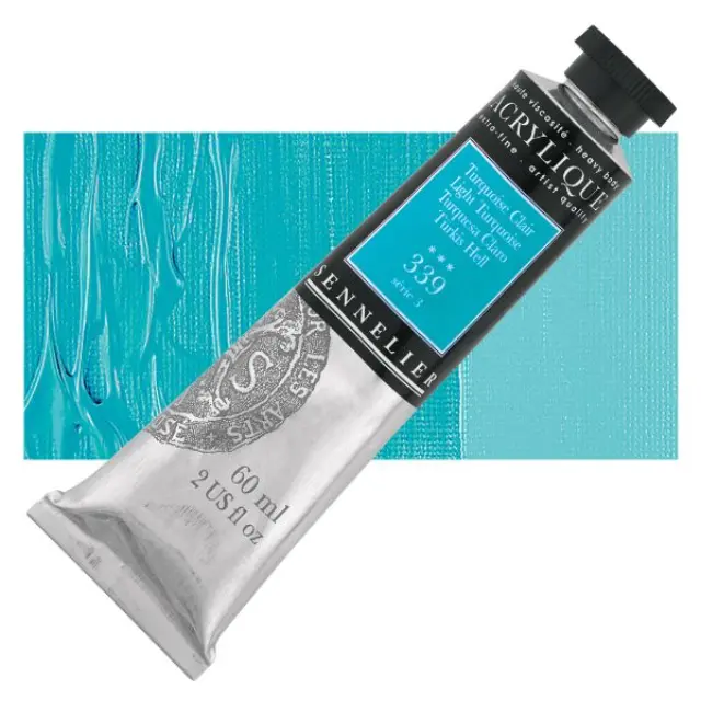 Ακρυλικό Sennelier Extra Fine - 339 Light Turqoise S3 - 60ml