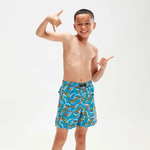 Speedo Boy's Printed 15inch Swim Watershort Μπλε 800318714248 (Speedo)