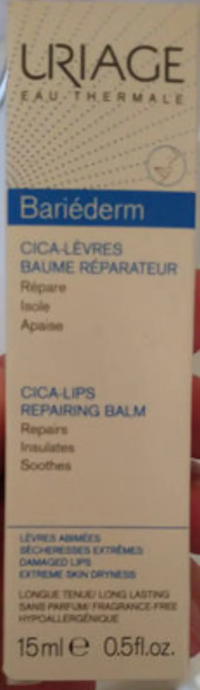 Uriage Bariederm concentrated regenerative care Fissures Crevasses Stick 22 g