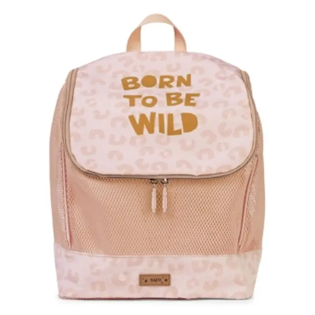 Saro: Αδιάβροχο Τσαντάκι Backpack με δίχτυ Born to Be Wild