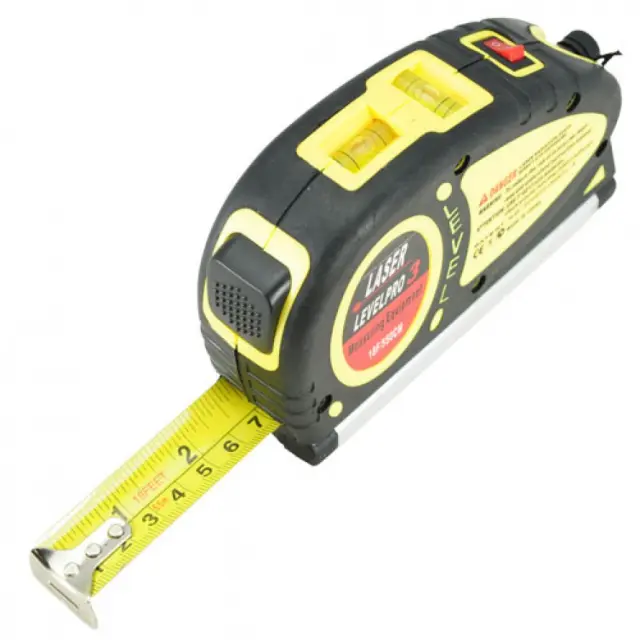 Αλφάδι LASER μέτρο 5.5M – LEVELPRO3 – LV05 – ΟΕΜ 3 σε 1